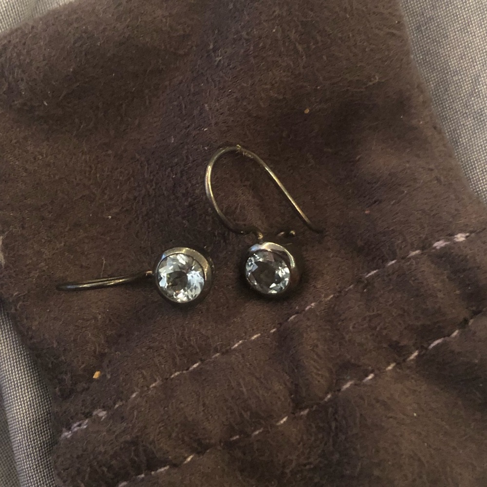 Aquamarine Gem Earrings